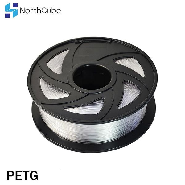 Digitalização da impressora 3D Filamento PETG 1,75 mm 1kg/2,2 libras PLÁSTICO PETG FILamento Consumíveis PETG Material para impressora 3D Filamento transparente