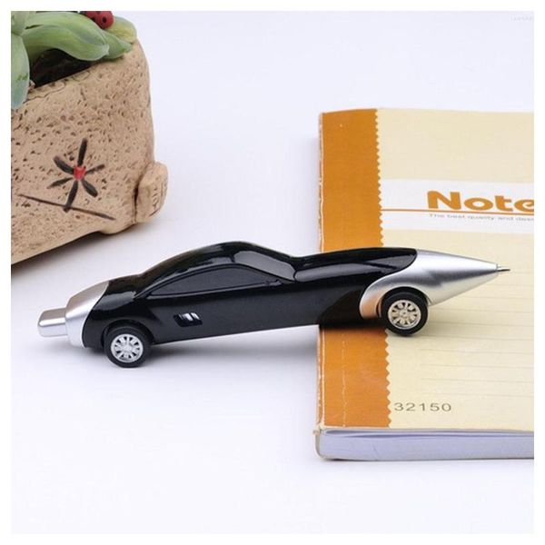 Engraçado Racing Racing Design Ball canetas portáteis Creative Ballpond Pen Quality for Child Kids Toy Office School Supplies