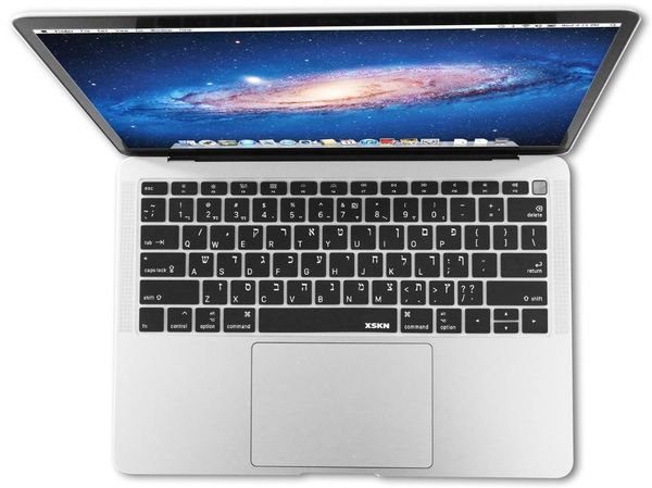 Deckt XSKN Hebrew Keyboard Cover für neue MacBook Air 13 