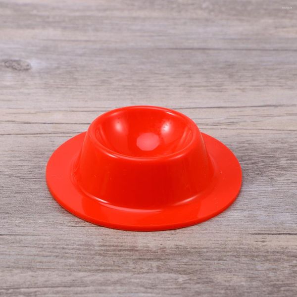 Set di posate 6 pezzi portauova in silicone lavabile in lavastoviglie supporto per supporto forniture da cucina (rosso/rosa/arancione/giallo/blu/verde)