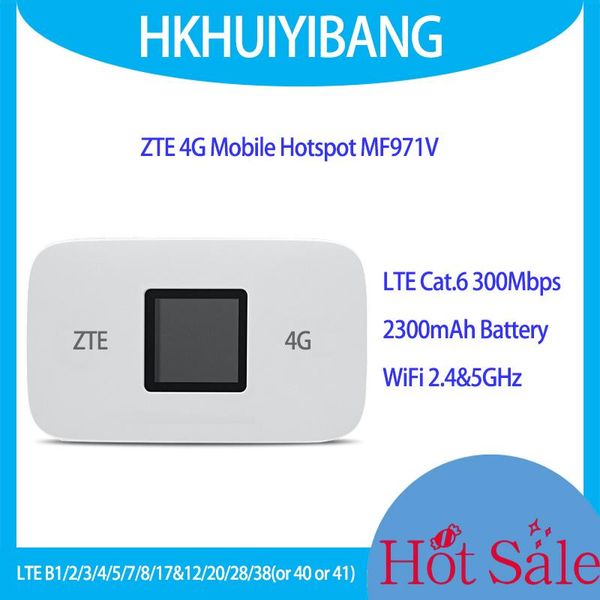 Router ZTE MF971V MF971RS 4G+ Mobile WiFi Hotspot LTE Cat6 300mbit / s 2300mah Dual Band WiFi Home Modem 4G Pocket Router