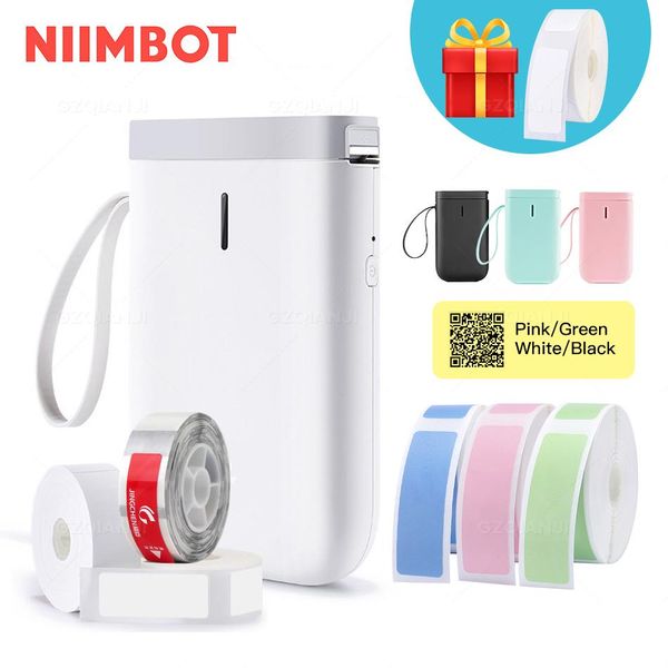 Stampante per etichette di stampanti Mini Niimbot D11 Stampante Thermal Wireless Bluetooth Wireless con etichetta per app per app stampante