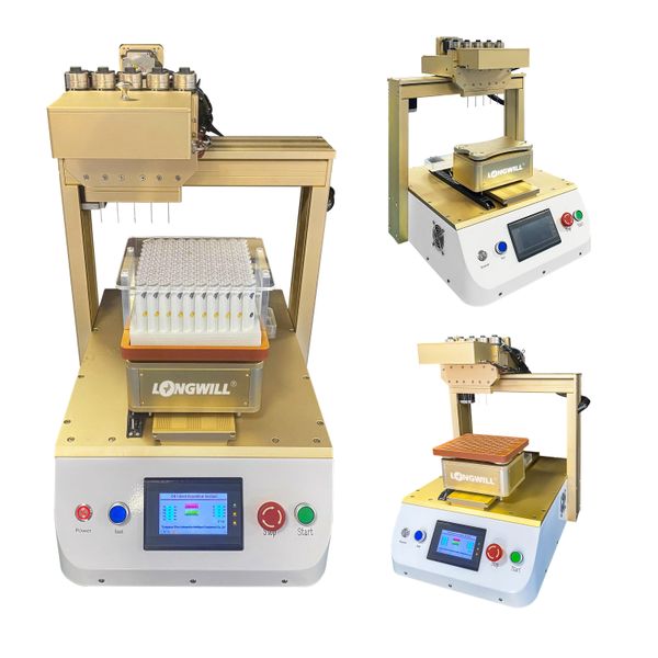 Máquina de enchimento para cartucho de óleo espesso 5 cabeças de enchimento continua máquinas de enchimento totalmente automáticas para óleo de alta viscosidade