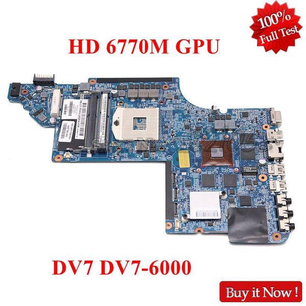 Placa -mãe Nokotion 639391001 665991001 665990001 Para HP Pavilion DV7 DV76000 Laptop Motherboard HM65 DDR3 HD 6770M GPU