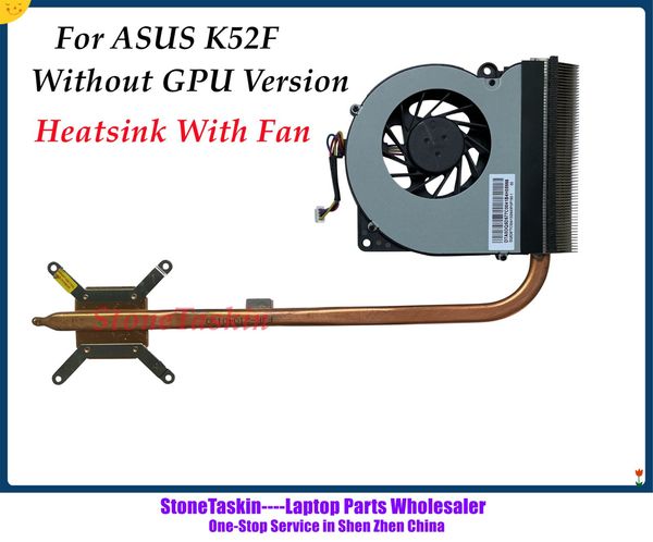 Pads stonetaskin originale per asus k52f k52jr k52 serie laptop di raffreddamento della CPU di calore senza/con ventola del radiatore in versione GPU testata