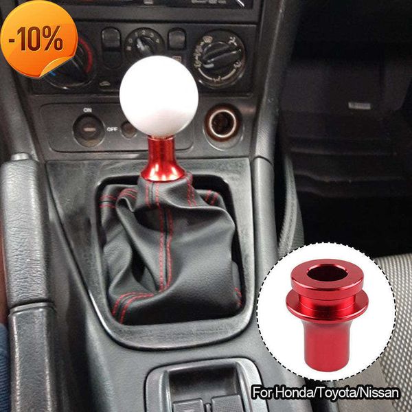 Yeni Universal M10x1.5 İplik Vardiyası Knob Boot Retainer Adaptör Manuel Dişli Vites Değiştirici Honda için Toyota için Nissan için