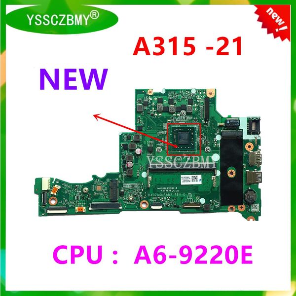 Motherboard DA0ZASMB8D2 / DA0ZasMB8D0 Mainboard für Acer Aspire A31421 A31521 Laptop Motherboard A31521 Motherboard mit CPU A69220E