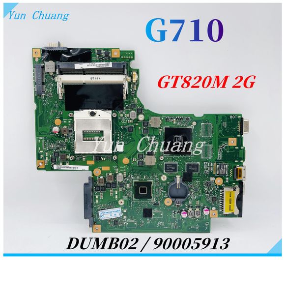 Placa -mãe 90005913 Dumbo2 Rev 2.1 Placa principal para Lenovo G710 Laptop Motherboard HM86 GT720M/GT820M 2G GPU DDR3L 100% Teste completo