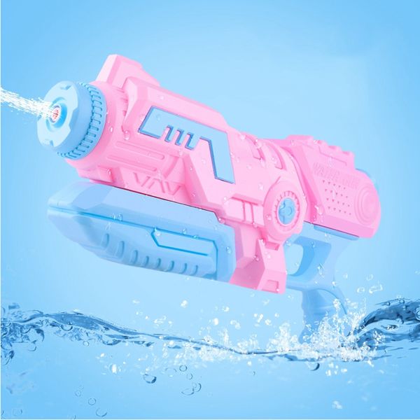 Gun Toys grande puxar a pistola de água rosa Toy Kids Beach Swirt Swim Summer Pool Festa ao ar livre 230526