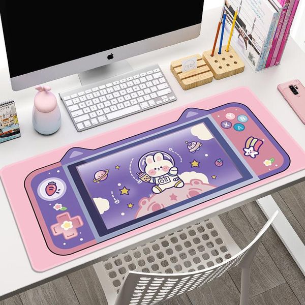 Pads gatto auricolare mousepad carina ufficio da ufficio tavolo tavolo tavolo tavolo da tavolo grande mouse pad al laptop scrivania cuscine