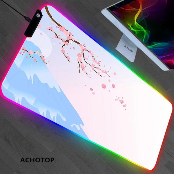 Ruht Schwerkraft fallen Gaming Maus Pad Tastatur Pads Rot Mousepad Gamer RGB Lila Pc Zubehör Gaming Computer Matte Teppich DropShipping