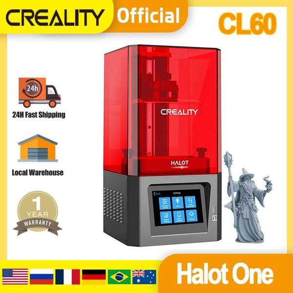 Stampante Crealità 3D Halot One CL60 Resina UV Stampante LCD Sorgente di luce integrale LCD Integrale