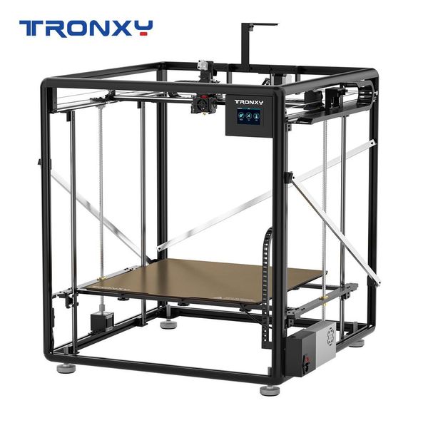 Impressora TRONXY VEÍCULA VENHA DIRETA EXTRUSOR DIRETA DRIVENTE GRANDE 600*600mm Tamanho da impressão 3D Versão do trilho do trilho automático Sensor de nível de alta precisão