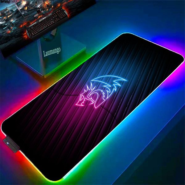 Pad Gamer Mouse Pad Grande Redragon Gaming Mousepad Rgb Protezione da scrivania Accessori per laptop Tappetino per tastiera Tappetino per scrivania Retroilluminazione Tappetini Mause