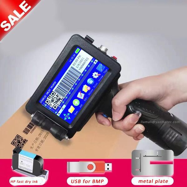 Drucker 12.7mm Online QR -Bar -Stapel -Code -Datum der Datumsnummer Ablauf Datum Label Tragbarer Handstrahl Handheld Tij Thermal Inkjet Drucker