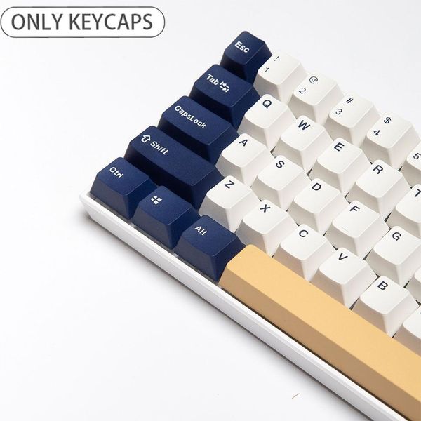 Aksesuarlar 125 Keys Çift Çift Çekim OEM Profili Rudy PBT KEYCAP FILCO Ducky Ikbc Mekanik Oyun Klavyesi Mini Düzen