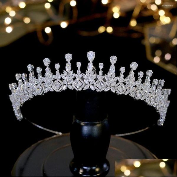 Клипы для волос Barrettes asnora exquisite tiaras Simple Crystal Crown Женская свадебная головная ура