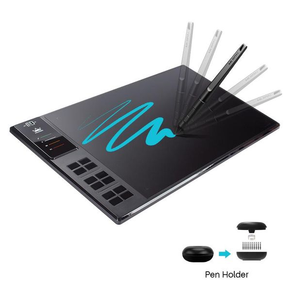 Tablet Huion tablet grafico wireless giano wh1409 v2 tablet penna digitale 13 