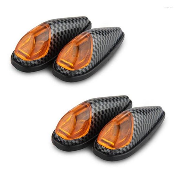 Tischlampen, 4 x Motorrad-Blinker, Hochleistungs-LED-Mini-Blinker, blinkendes Signallicht