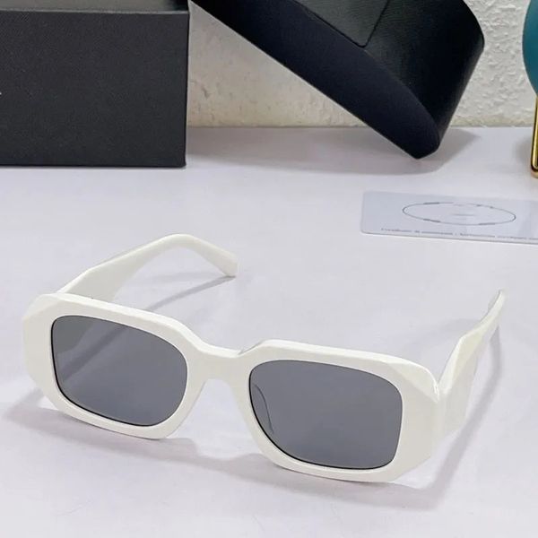 Sonnenbrille für Damen, vielseitiges Temperament, klassische umgekehrte Dreiecksbügel, SPR17WF, Designerbrille, Unisex-Sonnenbrille mit Etui