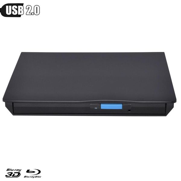 Drive Bluray USB 2.0 Drive ottico esterno DVD bruciatore BDROM BluRay Player per Windows7/8/10 Laptop PC Notebook