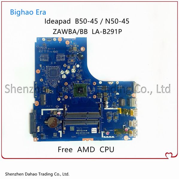 Материнская плата (новая плата) для Lenovo IdeaPad B5045 N5045 Материнская плата ноутбука Zawba/BB LAB291P с AMD E1 CPU DDR3 5B20G37223 Полностью протестированные