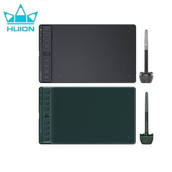 Tablets huion inspiroy 2 m gráficos tablets h951p Pen comprimido 8,7x5,4 polegadas Pentech3.0 PW110 Stylus sem bateria com teclas de grupo de rollo