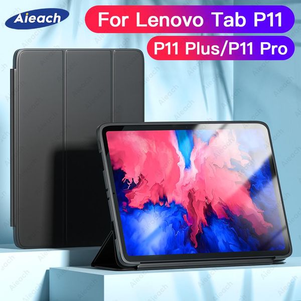 Fall Aieach Tablet Fall für Lenovo Tab P11 Pro P11 plus P12 M10 3rdgen Fall mit Weck- / Schlaf -Trifold -Stand für Xiaoxin Pad 2022