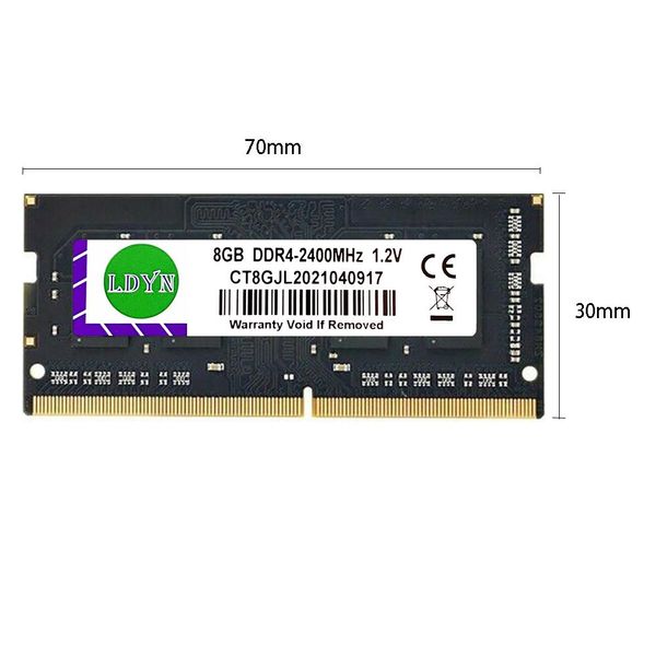 RAMS LDYN MEMORIA RAM DDR4 8GB 4GB 16GB 2400MHz 2133MHz 2666MHz Notebook SODIMT SECIA per laptop ad alte prestazioni DDR4 RAM