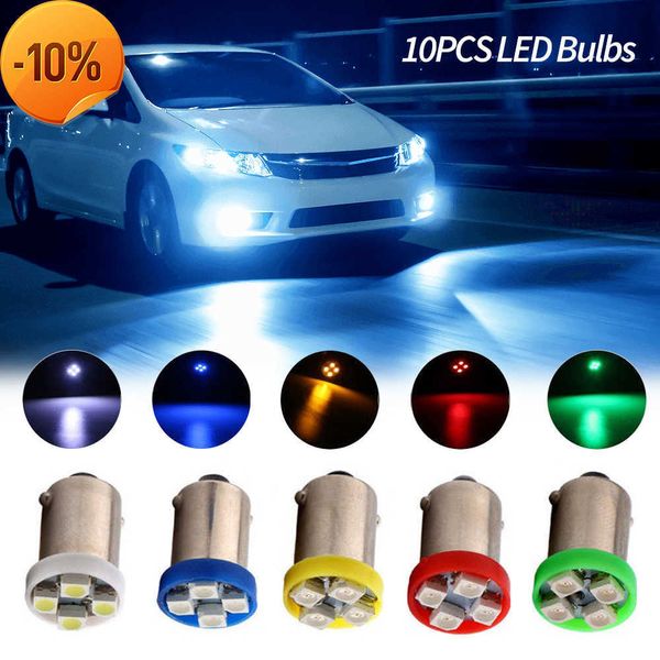 New Truck 12V 10 PCS BA9S T4W T11 1210 4 Lampadine LED SMD Bianco Blu Rosso Verde Ambra Mappa Luci 4 LED Luci per auto Accessori per auto