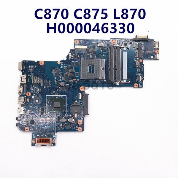 Mãe -mãe de alta qualidade para C870 C875 L870 L875 Laptop Placa -mãe H000046330 PLF/PLR/CSF/CSR Rev.2.1 com SLJ8E HM76 100% totalmente testado OK