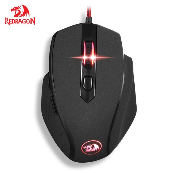 Mouse Redragon M709 TIGER 10000 DPI Mouse da gioco per computer cablato programmabile con 7 pulsanti per Notebook PC Laptop Computer MacBook