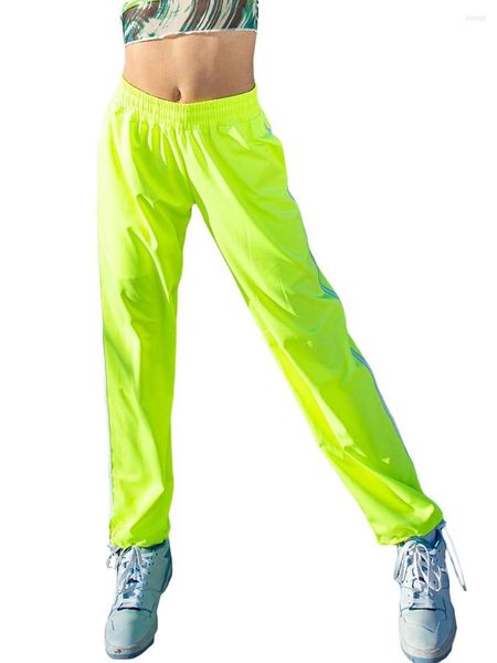 Pantaloni da donna Pantaloni sportivi casual primavera estate da donna Pantaloni da jogging da trekking larghi a contrasto