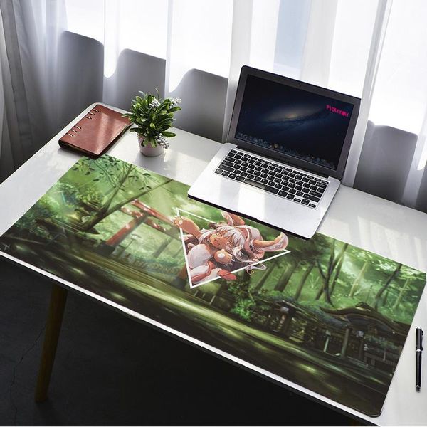 RELE MAUFEN IN ABYSS 80X30CM XL LOCDEDE LOGS GAMEGE MOUSE PAD Computer Gamer Keyboard Maus Matten Beast Schreibtisch Mousepad für PC -Schreibtischpolster