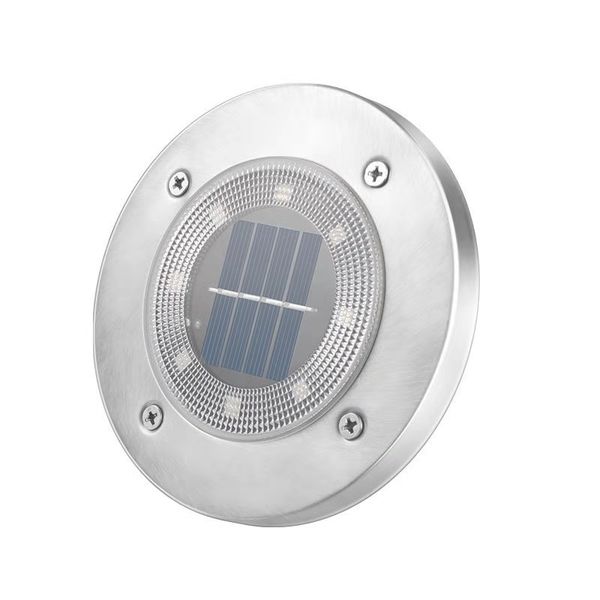 8 luzes solares de jardim solar ao ar livre LEDs Iluminação solar leve à prova d'água para a lâmpada solar para o pátio do pátio branco/quente branco/rgb d2.5