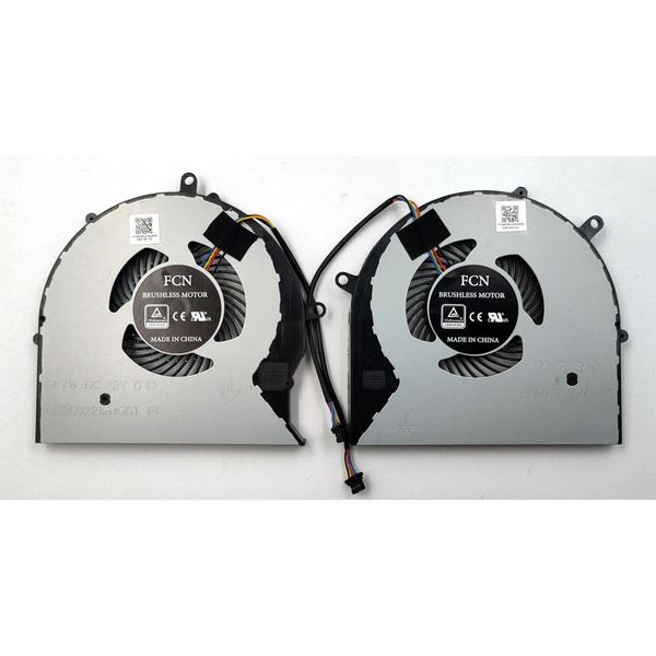 Pads Neue CPU+GPU -Kühllüfter für ASUS FX63VM FZ63VM FX63VM7300 FX63VM7700 DFS602212M00TFK7W DFS552012M00TFK7V