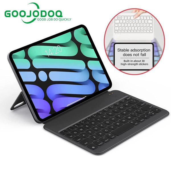 Teclados para iPad Magic Keyboard Ultra Slim Wireless Teclado para iPad mini 6 Exibição de capa magnética para iPad mini 6 8,3 polegadas