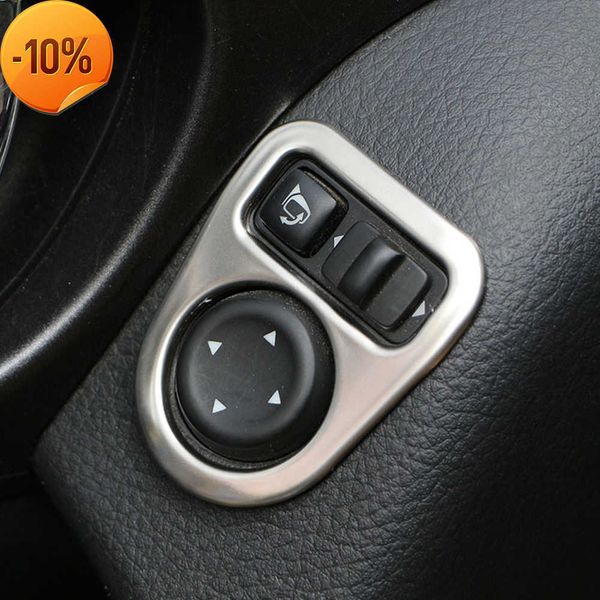 Neue Auto Rückspiegel Einstellung Schalter Knopf Trim Aufkleber für Nissan Xtrail X-trail T32 Rogue 2014-2020 auto Zubehör