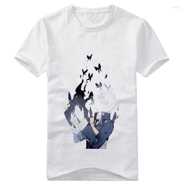 Erkek Tişörtleri Anime Touken Ranbu Tshirt Mikazuki Munechika Souzasamonji Unisex Sıradan Kısa Kollu Cosplay Cosplay Kostüm Baskı Tee