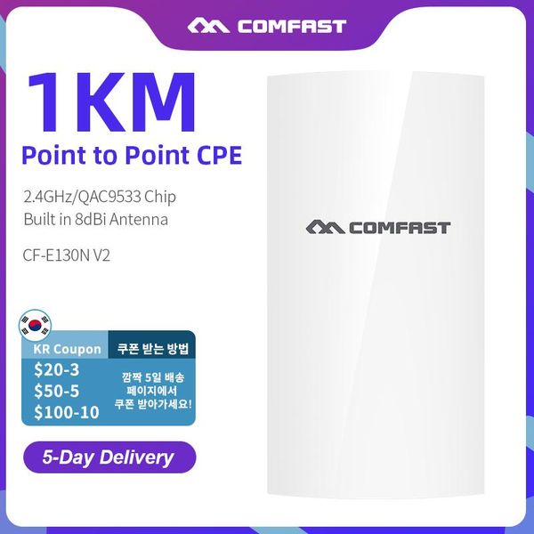 Roteadores 300mbps 2,4 GHz Ponto de acesso ao roteador CPE ao ar livre Wi -Fi Ponto de acesso WDS WIDS WIRENELE