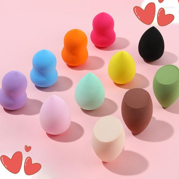 Spugne per trucco 10/30/50Pcs 4 6cm Sponge Cosmetic Puff Bulk Beauty Egg Set Water Drop Super Soft Make Up Blender all'ingrosso