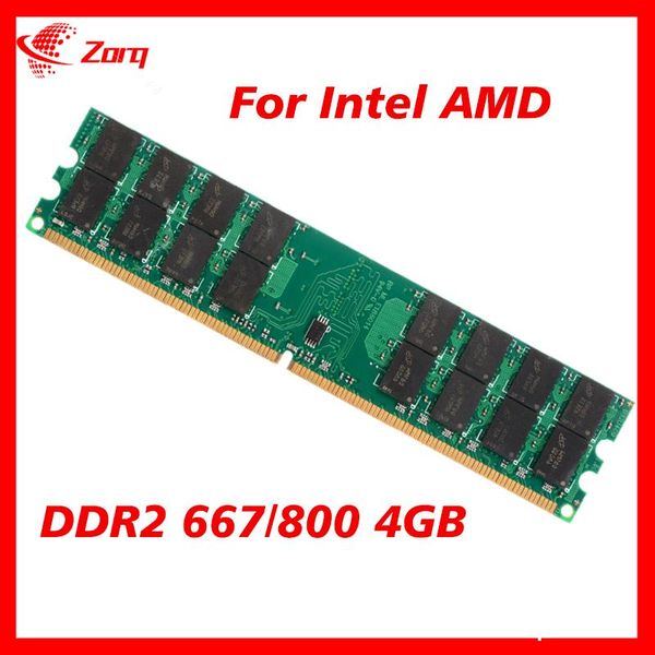 RAMS DDR2 4GB PC25300S 6400S DDR2 800 667 МГц 4 ГБ SODIMM 240PIN 1.8V MODULE Память 4GB PC2 для материнских и AMD