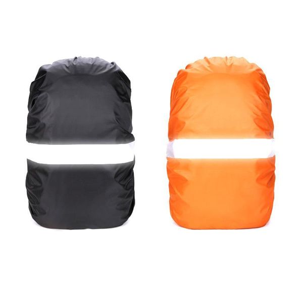 Outdoor-Taschen 45L Regenhülle mit reflektierendem Streifen Wasserdichter Rucksack für Camping Wandertasche Staubschutzhülle