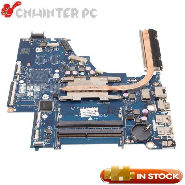 Motherboard Nokotion 924719601 924719001 für HP 15 15BW 15BW080NR Laptop Motherboard CTL51 53 LAE841P A99420 CPU+Heat -Sinke