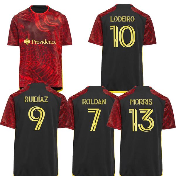 23-24 10 LODEIRO 9 RUIDIAZ 12 MONTERO 13 MORRIS 7 ROLDAN 23-24 Männer Fußballtrikots Maßgeschneiderte thailändische Qualitäts-Fußballtrikot-Kits dhgate wholesale Entwerfen Sie Ihr eigenes