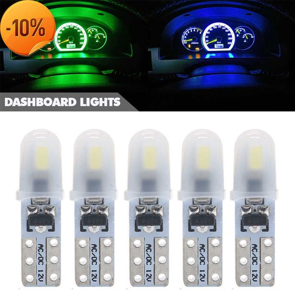 Yeni 5x en yeni T5 LED W3W W1.2W Ampul Araç İç Işık Göstergesi Gösterge Tablosu Gösterge Enstrümanı Kama Lambası Otomatik Sinyal Işık 12V Beyaz