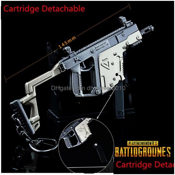 Portachiavi Cordini Gioco Pubg Sks Scal Cartuccia Pistola staccabile Modello 17Cm Portachiavi Di alta qualità Portachiavi Amante Regali Goccia Deli Dh7Mu