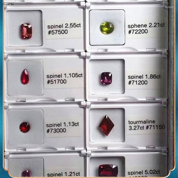 Bolsas de joias Tampa de flip de acrílico Tampa quadrada transparente de diamante solto de diamante Pacote de armazenamento de armazenamento Pacote de proteção Caixa de proteção 50 30 10mm
