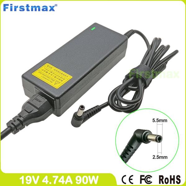 Adattatore 19V 4.74A 90W Caricatore per laptop Adattatore AC per Asus M6862N N50T N53T N73J P53F PRO31J PRO52RL PRO5I PRO71K