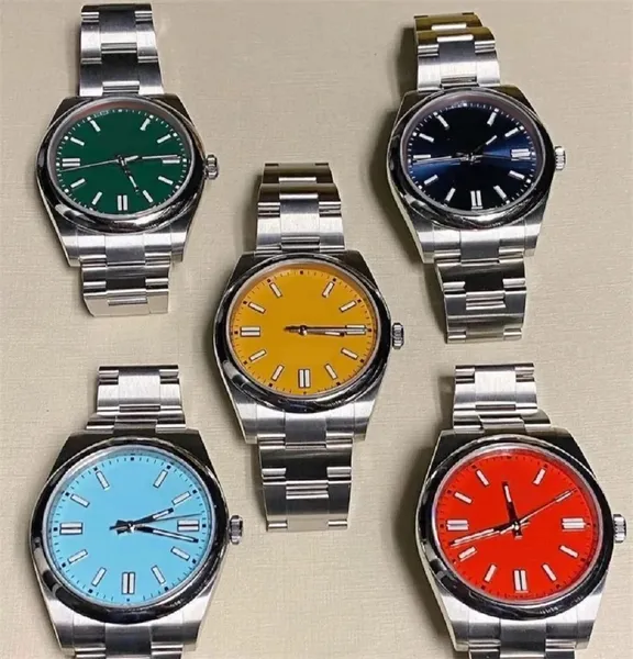 Designer Woman Wristwatch Automático 41 36mm relógios comuns de lazer formal Orologia universal simplesmente puro Dial colorido Oyster Watch Perpétuo XB05 B23